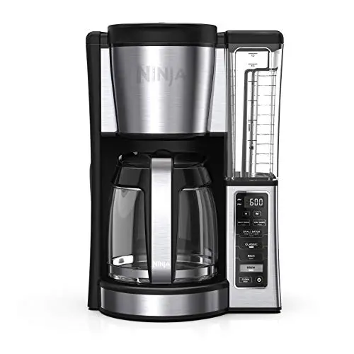 Ninja 12-cup programmable coffee brewer with stainless steel accents