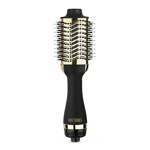 HOT TOOLS 24K gold ionic blow dryer brush for fine hair
