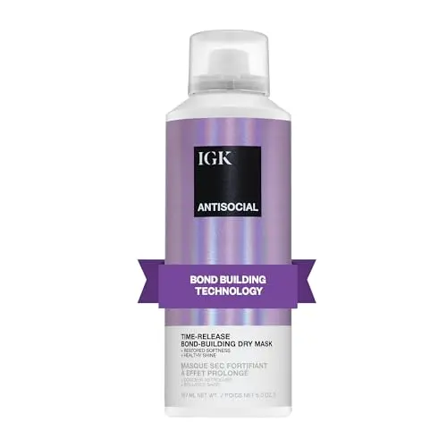 IGK Antisocial Bond-Building Dry Hair Mask tube