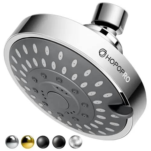 HOPOPRO 5-mode fixed shower head with high pressure spray