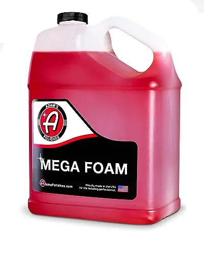 Adam's Mega Foam car wash soap gallon container