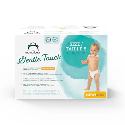 Mama Bear Gentle Touch diapers budget-friendly option for sensitive skin
