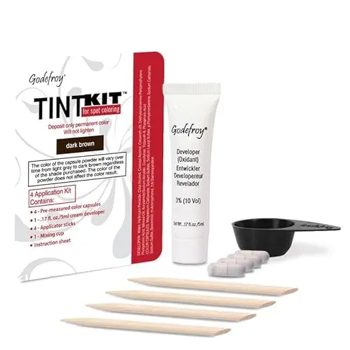 Godefroy spot hair color kit in Dark Brown