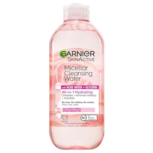 Garnier micellar water with rose water and glycerin