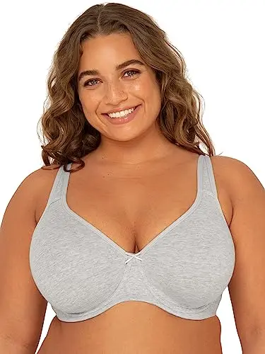 Fruit of the Loom unlined underwire bra for plus size women