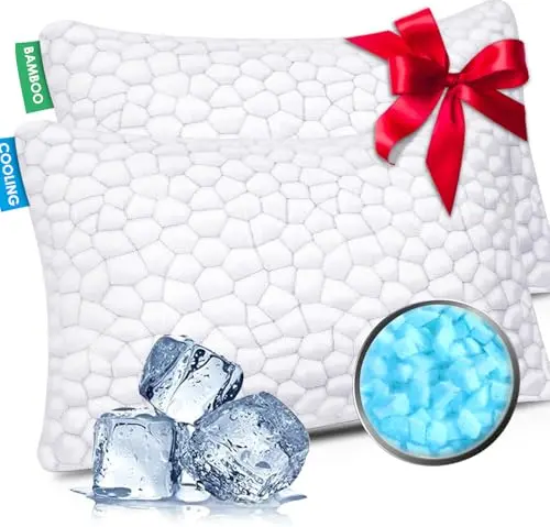 SUPA MODERN luxury cooling pillows with 3D breathable design and shredded memory foam