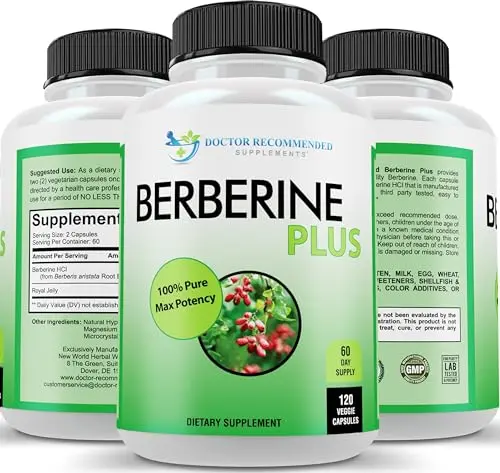 Doctor Recommended Berberine Plus capsules in pure formulation