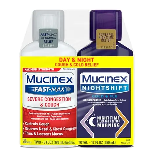Mucinex Fast-Max and NightShift combo pack
