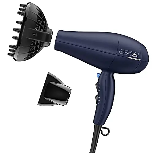 CONAIR Infinitipro hair dryer with diffuser for curly and wavy hair