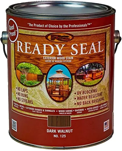 Ready Seal stain and sealer on wooden deck