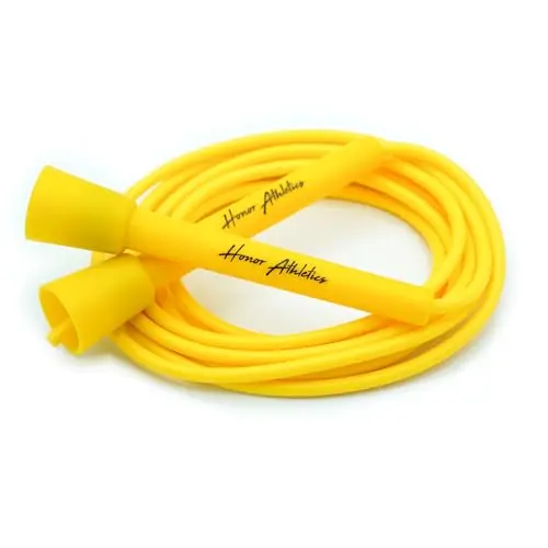 HONOR ATHLETICS speed jump rope with yellow PVC cord