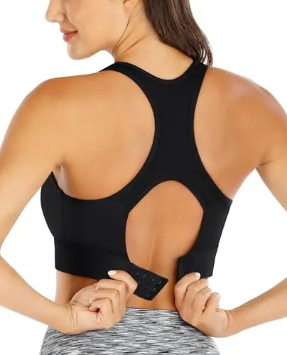 Ewedoos racerback sports bra for large bust