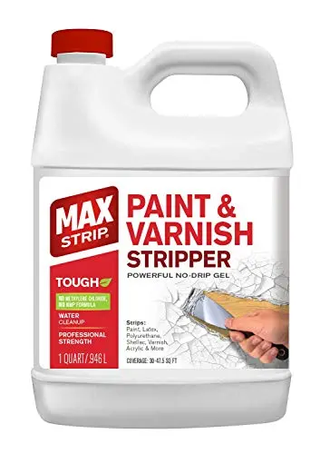 Max Strip paint and varnish stripper gel for wood surfaces