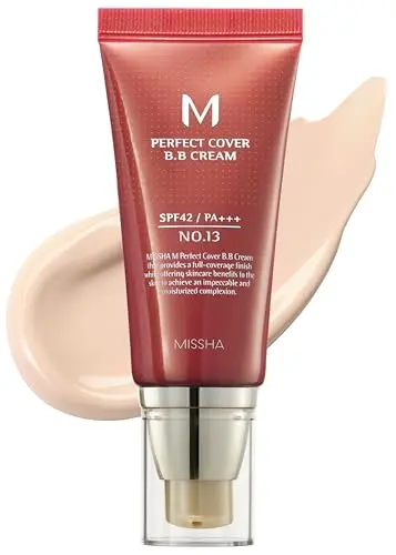 MISSHA M Perfect Cover BB Cream in bright beige shade