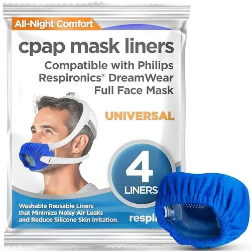 Resplabs CPAP mask liners compatible with Philips Respironics DreamWear masks