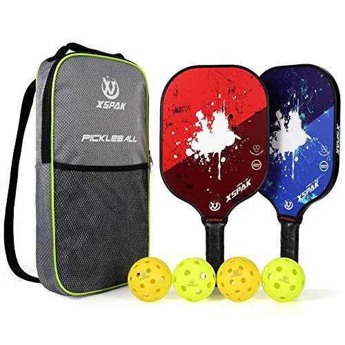 XS XSPAK pickleball paddles set with graphite face