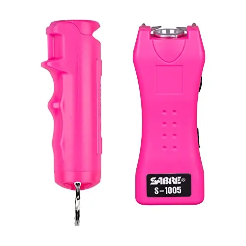 SABRE Pepper Spray and stun gun combo with flashlight