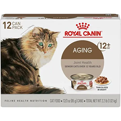 Royal Canin Aging 12+ Thin Slices in Gravy canned cat food