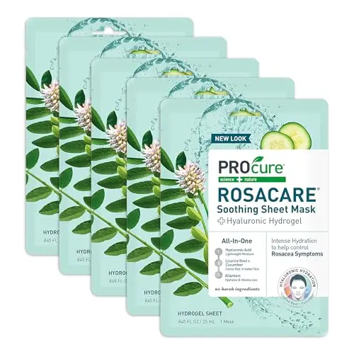 PROcure Rosacare Sheet Face Mask package