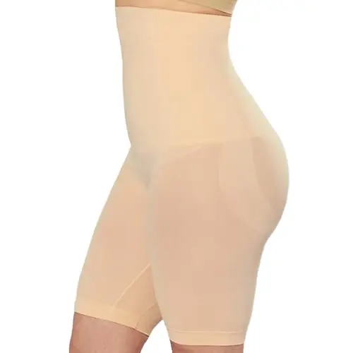 SHAPERMINT high-waisted shapewear shorts with tummy control