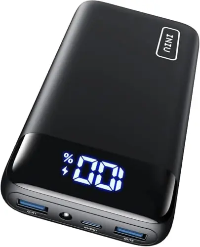 INIU 20000mAh portable charger with LED display