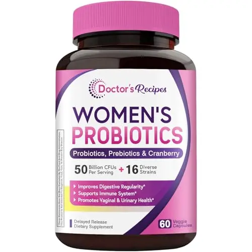 Doctor's Recipes Women's Probiotic bottle with capsules