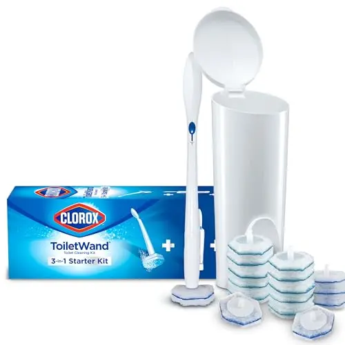 Clorox ToiletWand disposable toilet cleaning system with caddy