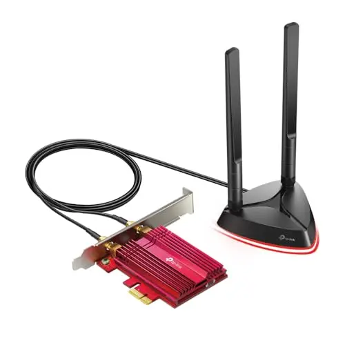 TP-Link Archer TX3000E PCIe WiFi card with dual antennas