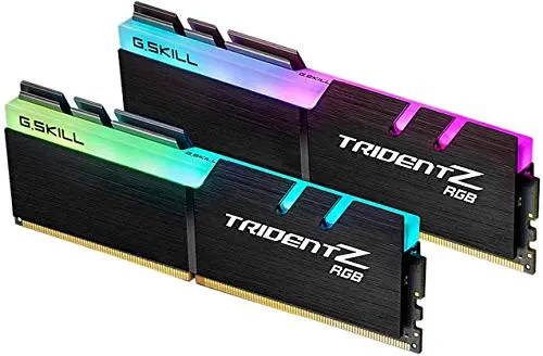 G.SKILL Trident Z RGB DDR4 RAM module with vibrant lighting