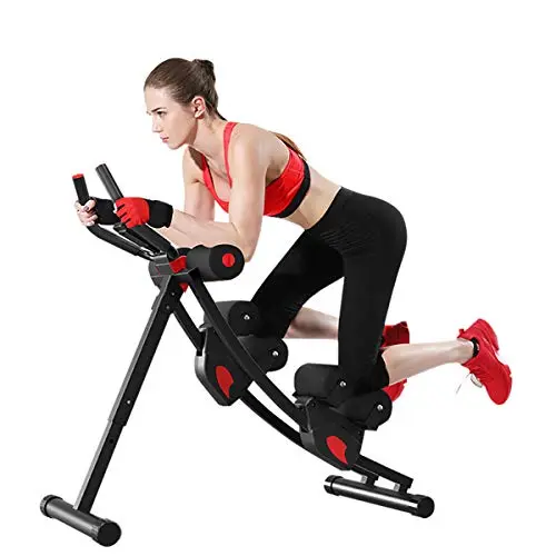Fitlaya Fitness adjustable ab machine with curve track design