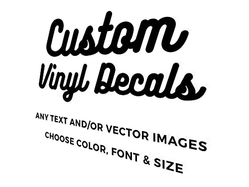 VyoletShop custom vinyl decals with personalized text and designs for vehicles