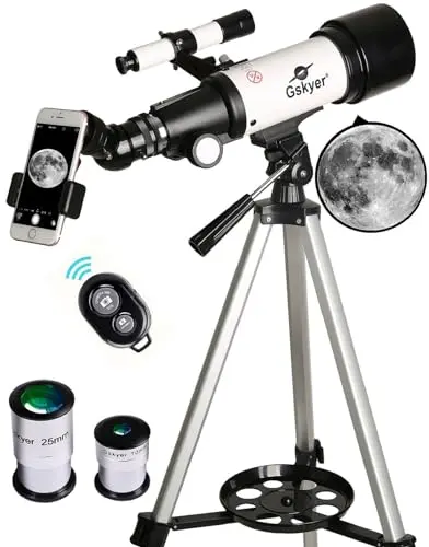 Gskyer 70mm aperture travel telescope with carry bag