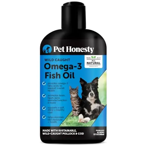 Pet Honesty Omega 3 Fish Oil supplement for dogs and cats