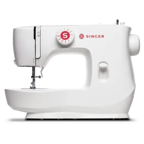 SINGER MX60 portable white sewing machine with accessory kit