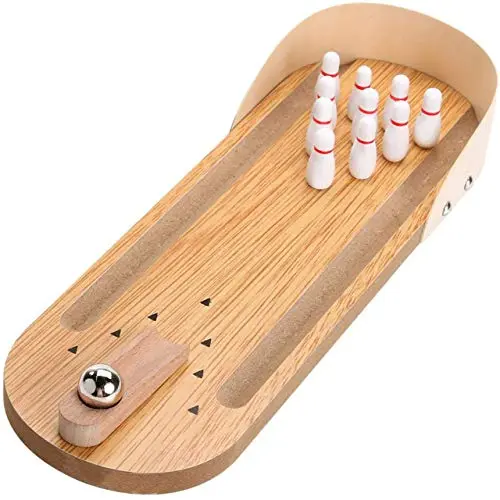 SYZ table top mini bowling game for desk entertainment