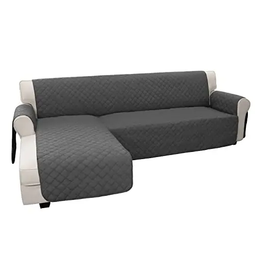 Easy-Going reversible couch cover on sectional sofa