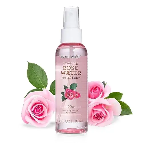 NATURE WELL rose water hydrating facial toner mist