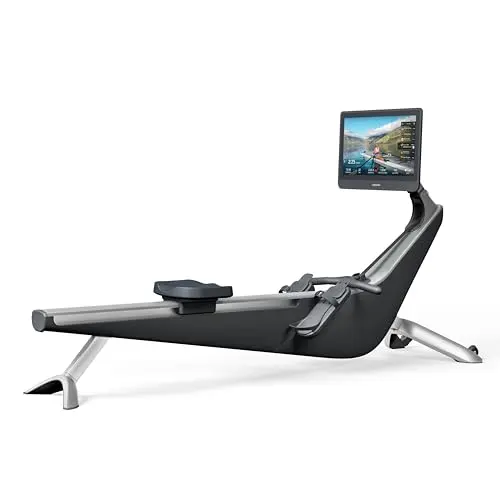 Hydrow Pro rowing machine with large HD touchscreen