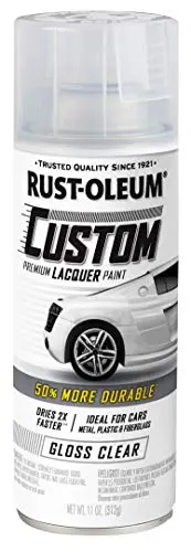 RUST-OLEUM automotive custom lacquer spray paint gloss clear