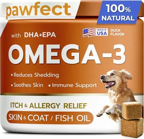 PAWFECTCHEW fish oil omega-3 chews for dogs