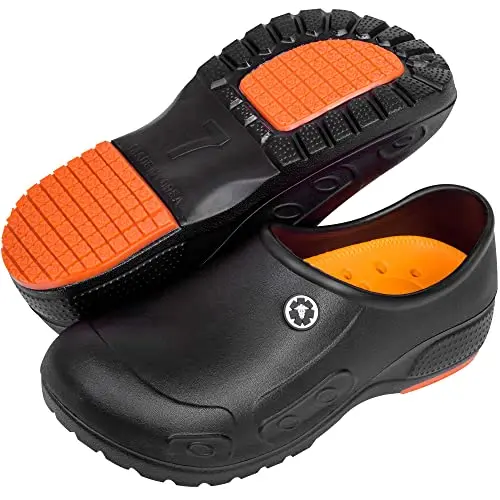 YUNGPRIME Men's and Women's Slip-Resistant Work Shoes