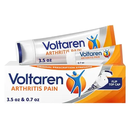 Voltaren Arthritis Pain Gel tube with easy-open cap for knee pain relief