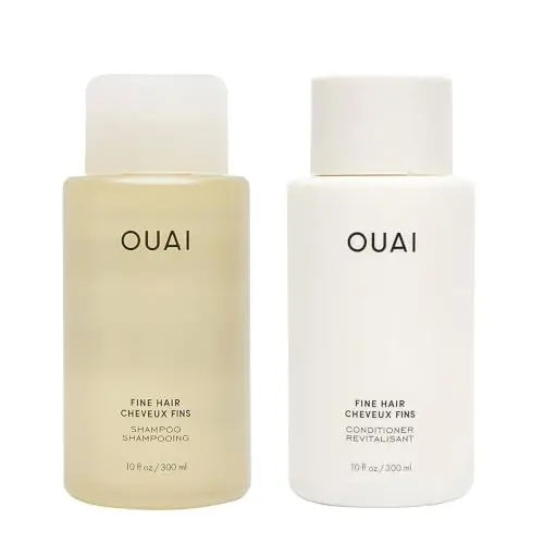 OUAI Fine Shampoo and Conditioner set for fine hair