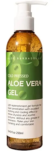 benatu Aloe Vera Gel bottle with cold-pressed label