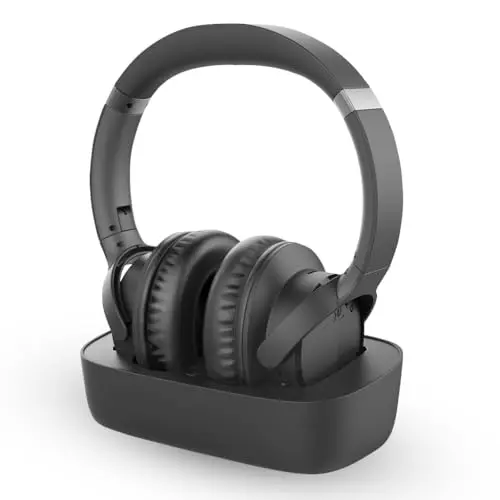 Avantree Ensemble wireless TV headphones with charging dock