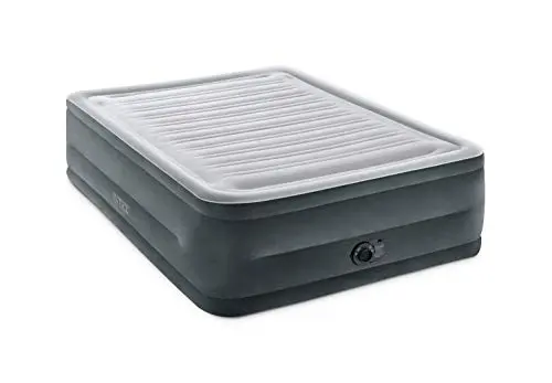 Intex Dura-Beam queen air mattress with dual-layer air pockets for camping