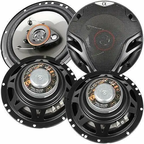 Alphasonik AS265P 6.5 inch 3-way car door speakers