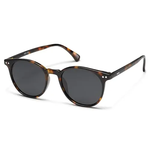SOJOS small round polarized sunglasses for women