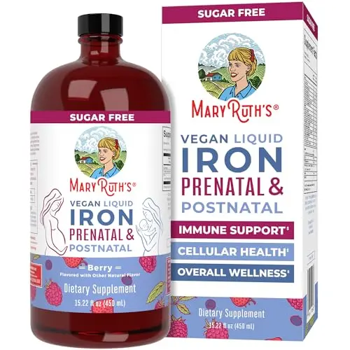 MaryRuth Organics Liquid Iron Supplement bottle