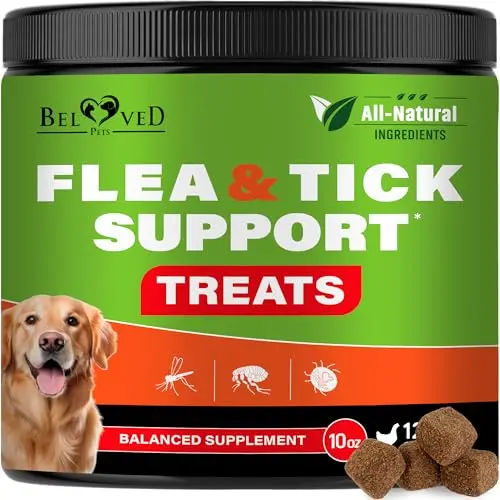 Beloved Pets flea and tick prevention chewable pills for dogs with chicken flavor